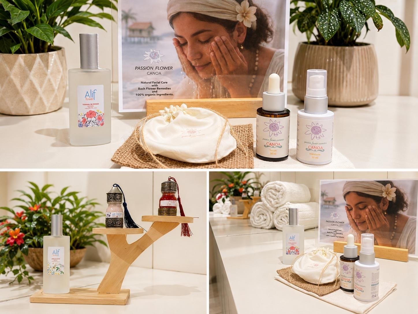 Passion Flower, cosmética natural con elixires florales en Amaragua Spa Torremolinos
