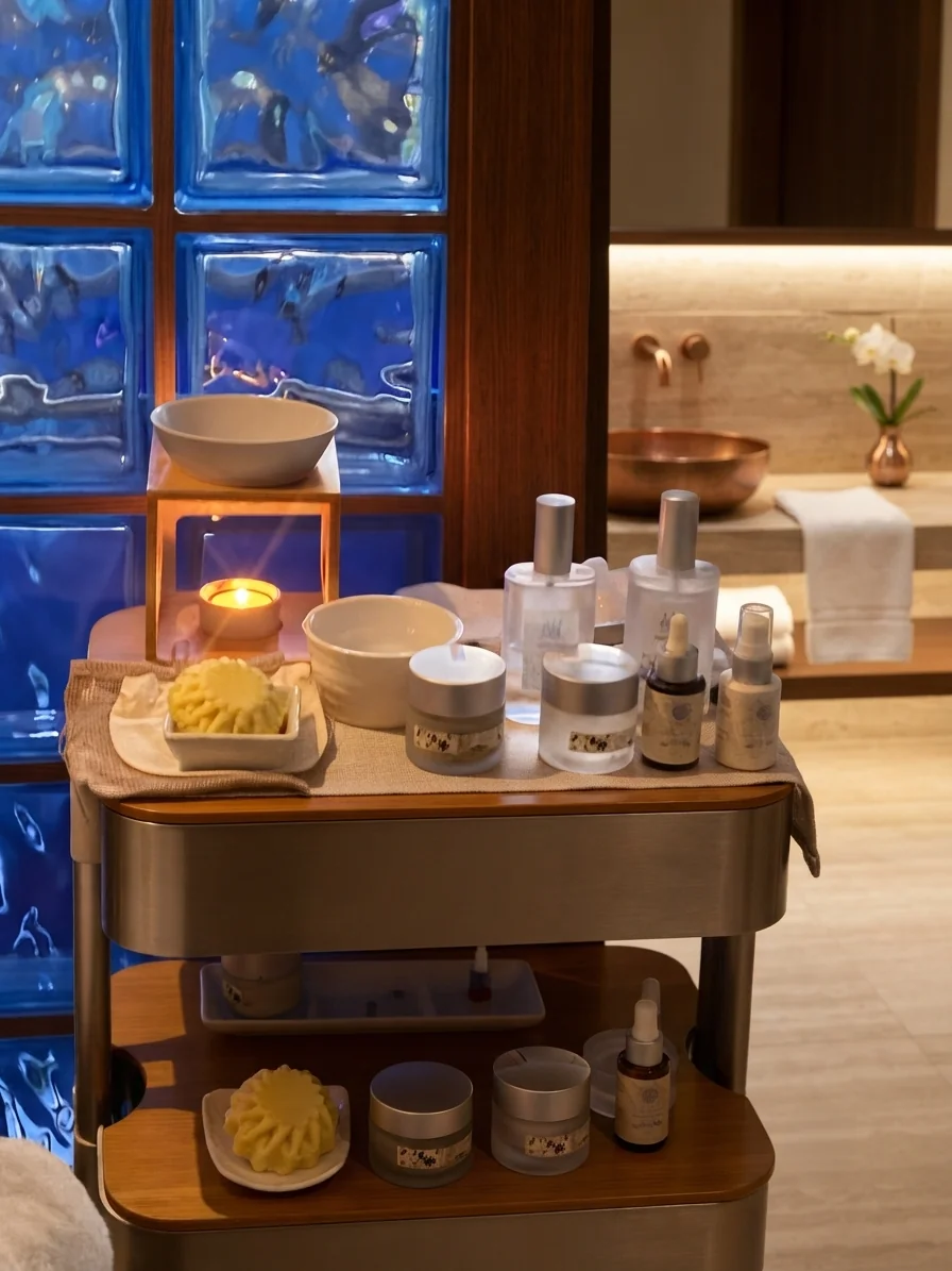 100% natural, organic floral cosmetics at Amaragua Spa, Torremolinos